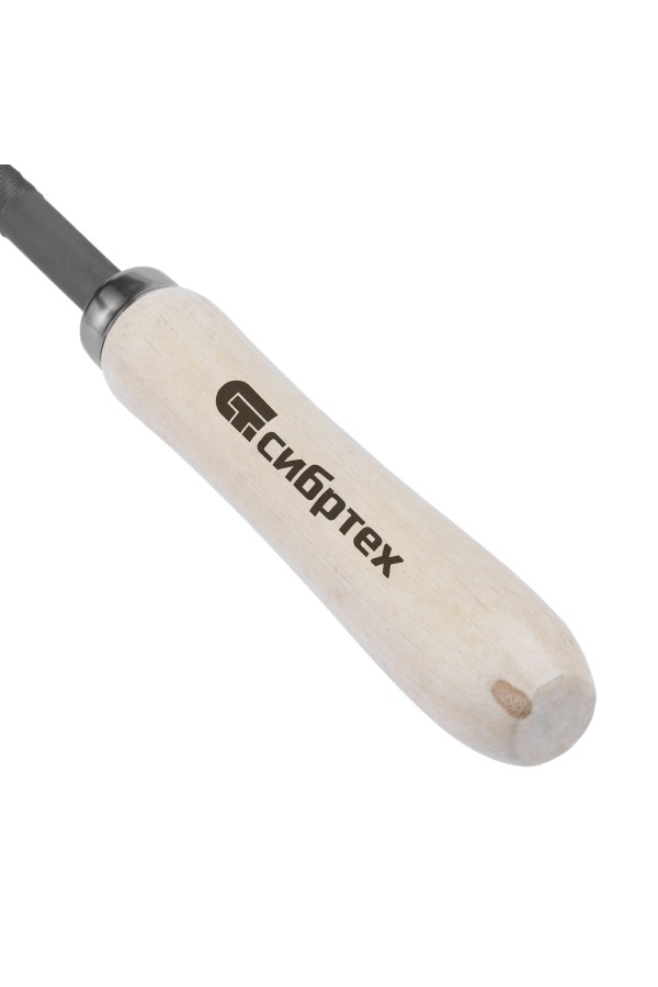 Напильник круглый, 250 мм, деревянная ручка Сибртех