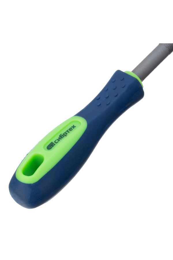 Напильник, 300 мм, круглый, двухкомпонентная рукоятка, №2 Сибртех