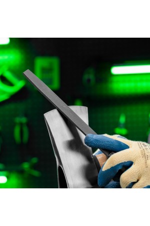 Напильник плоский, 200 мм, деревянная ручка Сибртех