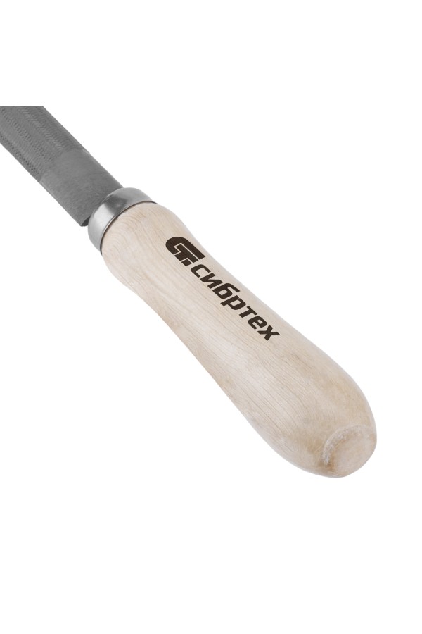 Напильник полукруглый, 150 мм, деревянная ручка Сибртех