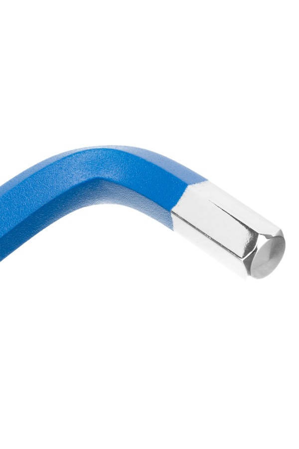 Набор ключей имбусовых HEX, 1.5-10 мм, S2, 9 шт, магнит, экстра-длинные с шаром, хром/краска Gross