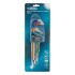 Набор ключей имбусовых Torx -TT, 9 шт: T10-T50, магнит, S2, экстра-длинные, хром/краска 9 шт Gross