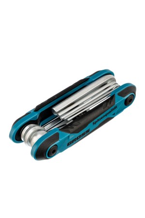 Набор ключей имбусовых HEX, складные, 8 шт CrV Gross