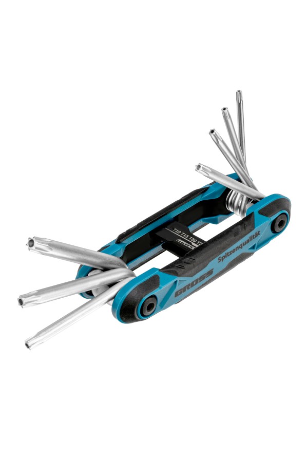 Набор ключей имбусовых Tamper-Torx , складные, 8 шт, CrV Gross