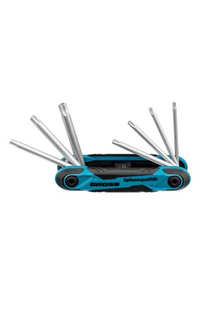 Набор ключей имбусовых Tamper-Torx , складные, 8 шт, CrV Gross