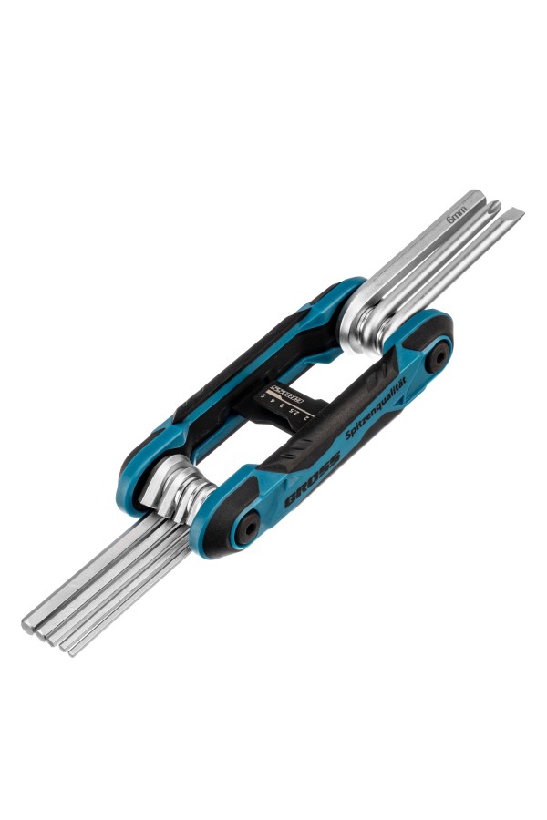 Набор ключей имбусовых универсальный, складные, 8 шт, CrV Gross