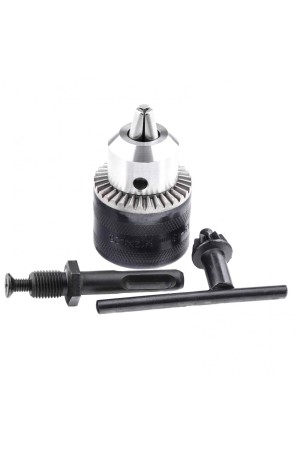 Патрон для дрели ключевой, 1.5-13 мм, М12 х 1.25, адаптер SDS Plus Сибртех