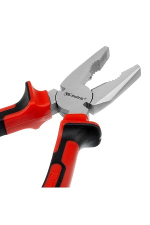 Плоскогубцы Nickel, 160 мм, никелированные, двухкомпонентные рукоятки Matrix