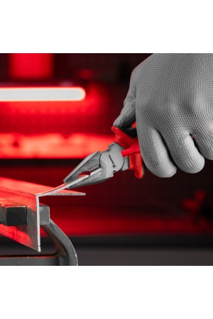 Плоскогубцы Nickel, 160 мм, никелированные, двухкомпонентные рукоятки Matrix