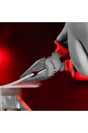 Плоскогубцы Nickel, 160 мм, никелированные, двухкомпонентные рукоятки Matrix