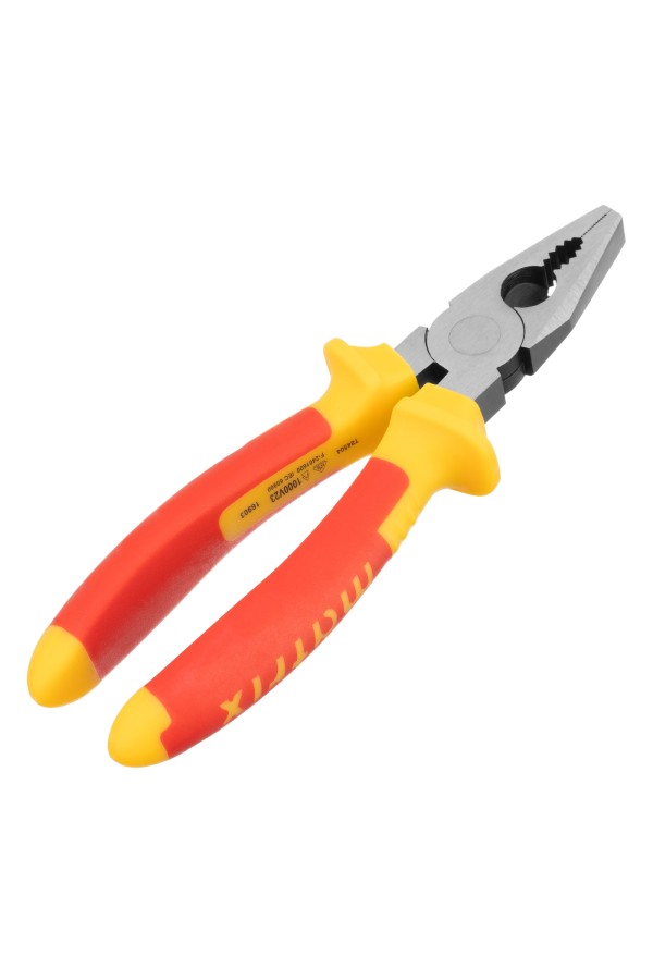 Плоскогубцы комбинированные, Insulated, 180 мм, двухкомпонентные рукоятки Matrix Professional