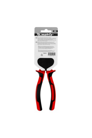 Плоскогубцы Nickel, 180 мм, никелированные, двухкомпонентные рукоятки Matrix