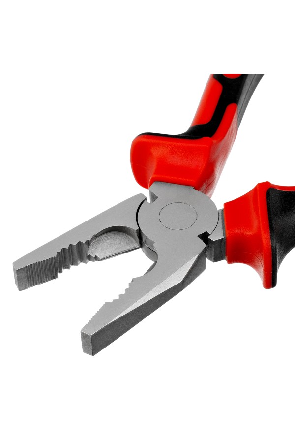 Плоскогубцы Nickel, 180 мм, никелированные, двухкомпонентные рукоятки Matrix