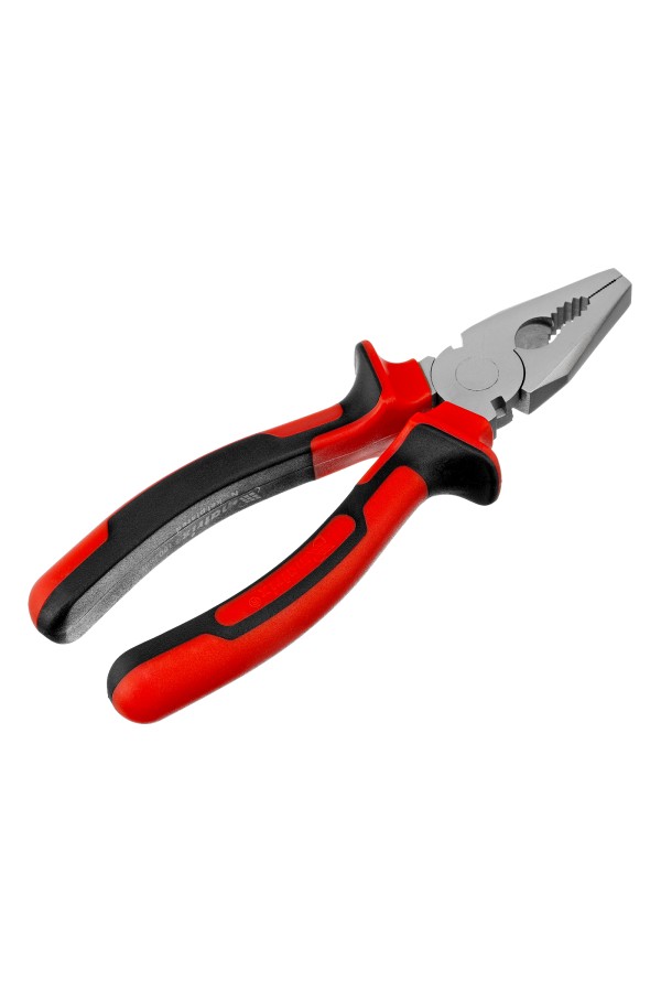 Плоскогубцы Nickel, 180 мм, никелированные, двухкомпонентные рукоятки Matrix