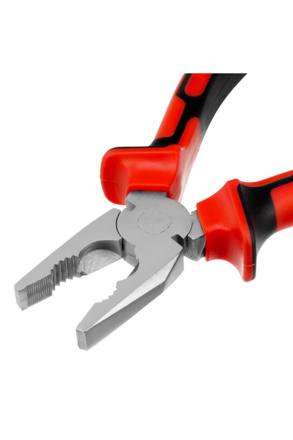 Плоскогубцы Nickel, никелированные 200 мм, двухкомпонентные рукоятки Matrix