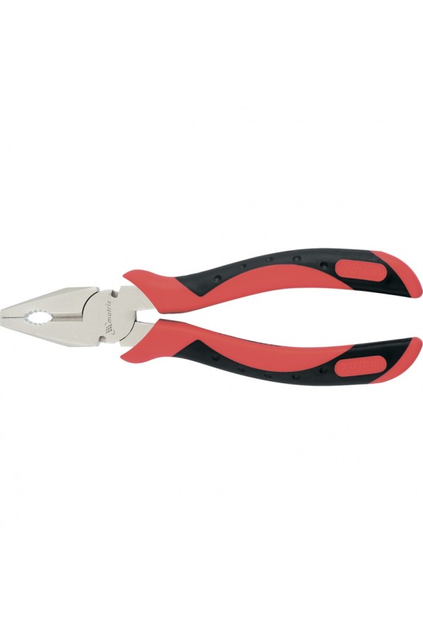 Плоскогубцы комбинированные Grand, 160 мм, никелированные, двухкомпонентные рукоятки Matrix