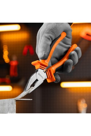 Плоскогубцы комбинированные Comfort, 180 мм, шлифованные, двухкомпонентные рукоятки Sparta