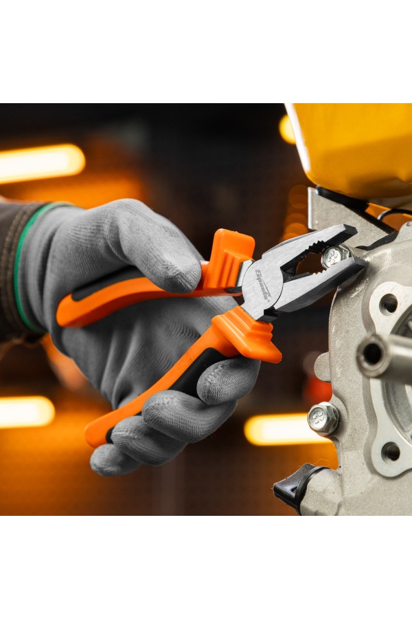 Плоскогубцы комбинированные Comfort, 180 мм, шлифованные, двухкомпонентные рукоятки Sparta