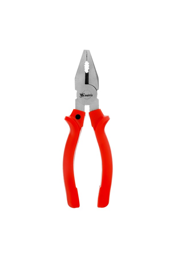 Плоскогубцы комбинированные Standard, 180 мм, шлифованные, пластмассовые рукоятки Matrix