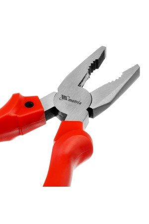 Плоскогубцы комбинированные Standard, 180 мм, шлифованные, пластмассовые рукоятки Matrix