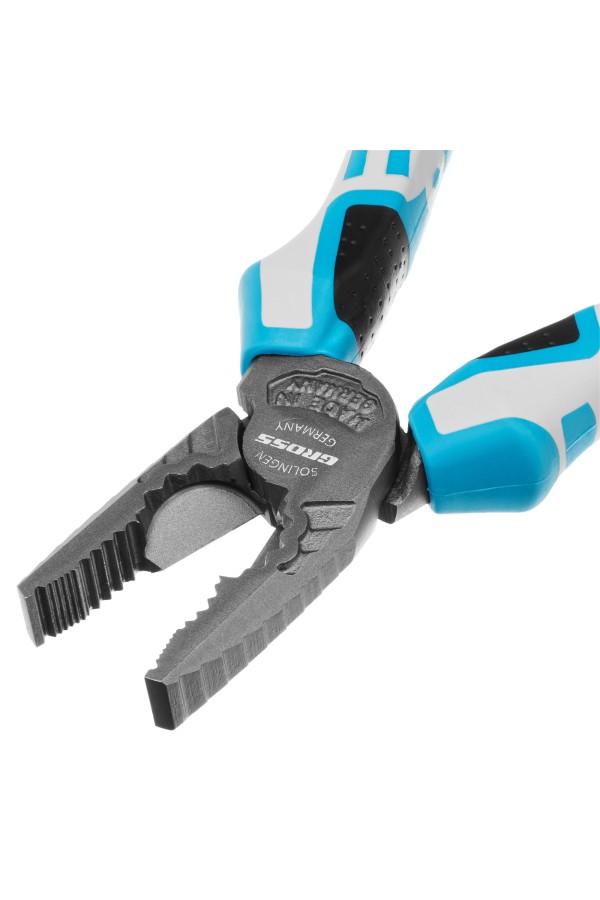 Плоскогубцы комбинированные 180 мм, трехкомпонентные рукоятки Gross