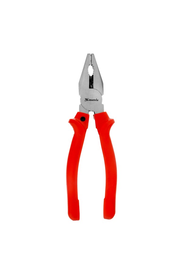 Плоскогубцы комбинированные Standard, 200 мм, шлифованные, пластмассовые рукоятки Matrix