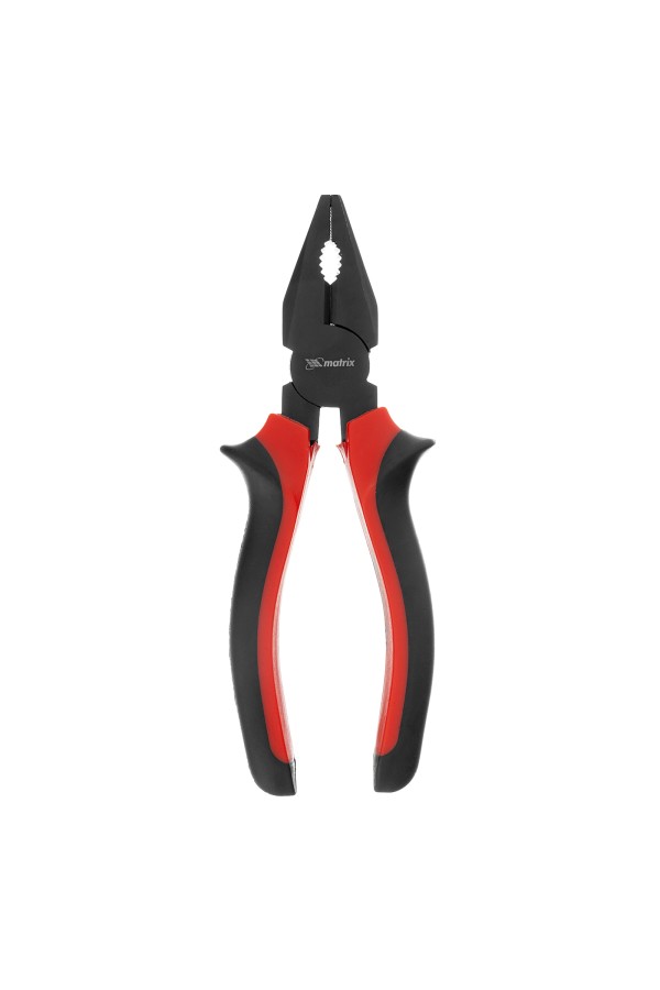 Плоскогубцы комбинированные Black Nickel, 160 мм, двухкомпонентные рукоятки Matrix