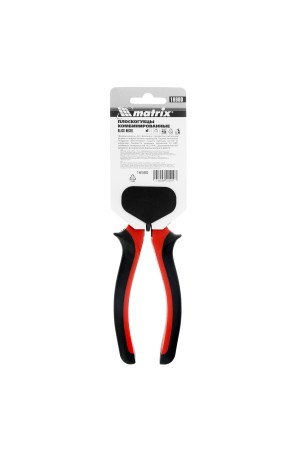 Плоскогубцы комбинированные Black Nickel, 180 мм, двухкомпонентные рукоятки Matrix