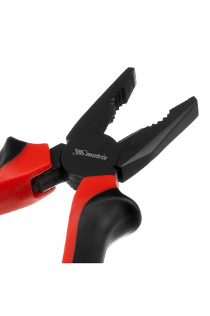 Плоскогубцы комбинированные Black Nickel, 180 мм, двухкомпонентные рукоятки Matrix