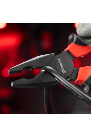 Плоскогубцы комбинированные Black Nickel, 200 мм, двухкомпонентные рукоятки Matrix