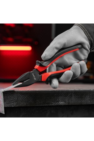 Плоскогубцы комбинированные Black Nickel, 200 мм, двухкомпонентные рукоятки Matrix