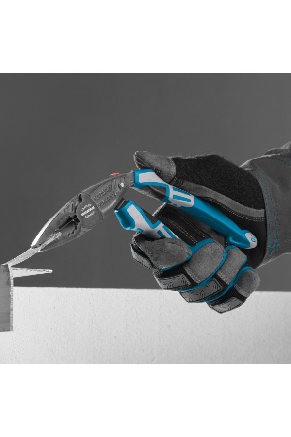 Плоскогубцы комбинированные с изогнутой головой, трехкомпонентные рукоятки, 200 мм Gross