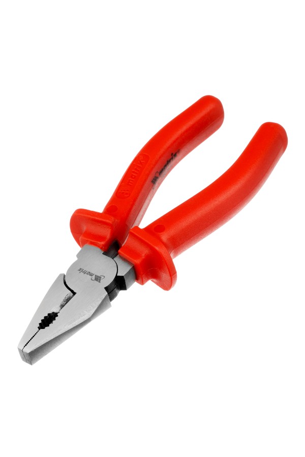 Плоскогубцы Econom, 160 мм, шлифованные, пластмассовые рукоятки Matrix