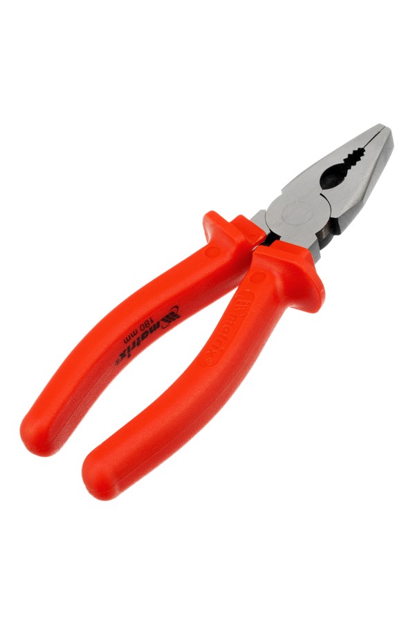 Плоскогубцы Econom, 180 мм, шлифованные, пластмассовые рукоятки Matrix