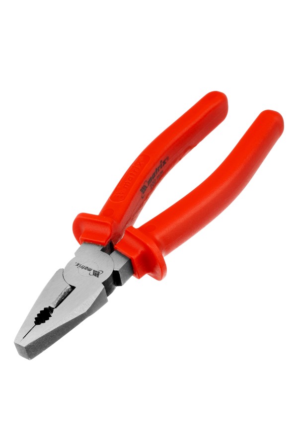 Плоскогубцы Econom, 200 мм, шлифованные, пластмассовые рукоятки Matrix