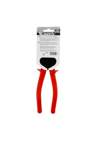 Плоскогубцы Econom, 200 мм, шлифованные, пластмассовые рукоятки Matrix