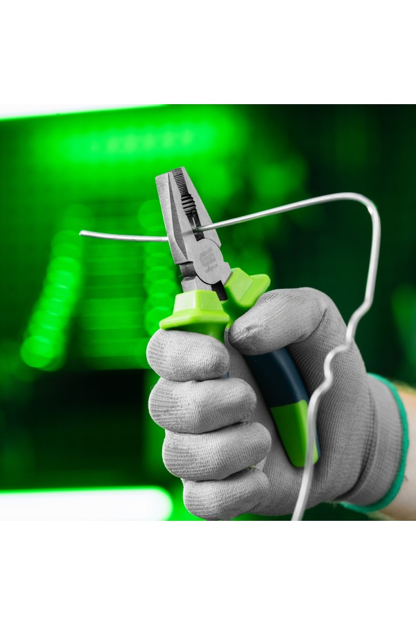 Плоскогубцы комбинированные, 160 мм, двухкомпонентные рукоятки Сибртех