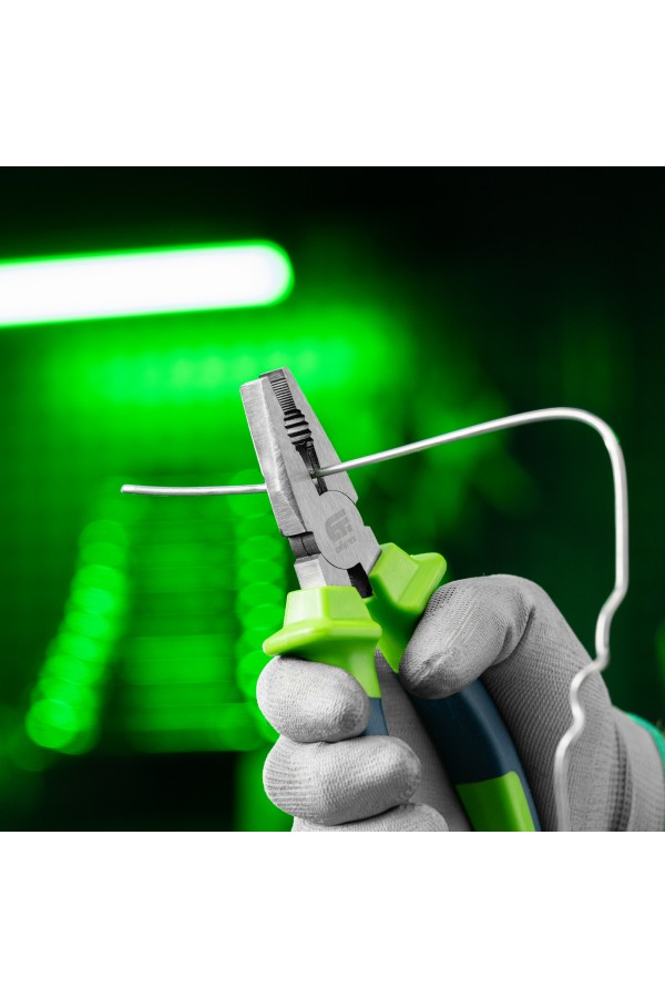 Плоскогубцы комбинированные, 180 мм, двухкомпонентные рукоятки Сибртех