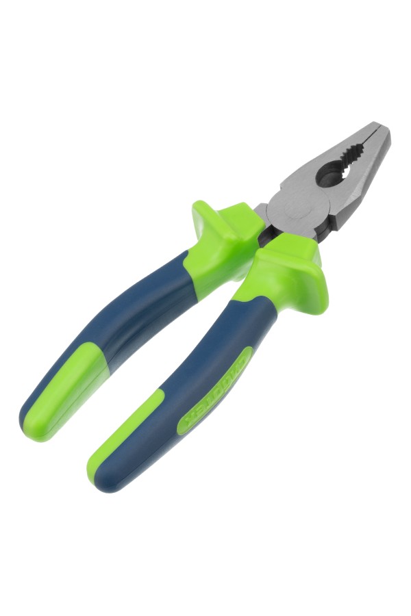 Плоскогубцы комбинированные, 200 мм, двухкомпонентные рукоятки Сибртех