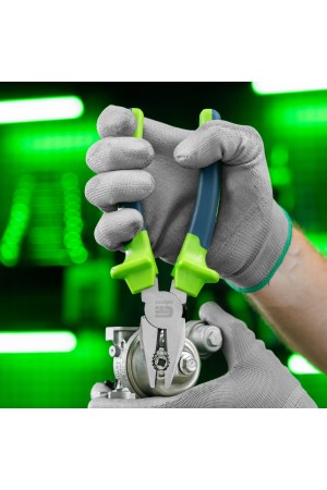 Плоскогубцы комбинированные, 200 мм, двухкомпонентные рукоятки Сибртех