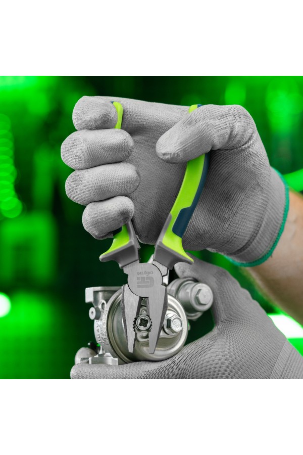 Плоскогубцы комбинированные, 160 мм, фосфатирование, трехкомпонентные рукоятки Сибртех