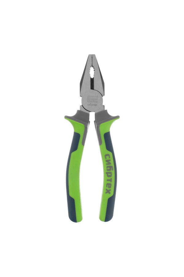 Плоскогубцы комбинированные, 180 мм, фосфатирование, трехкомпонентные рукоятки Сибртех
