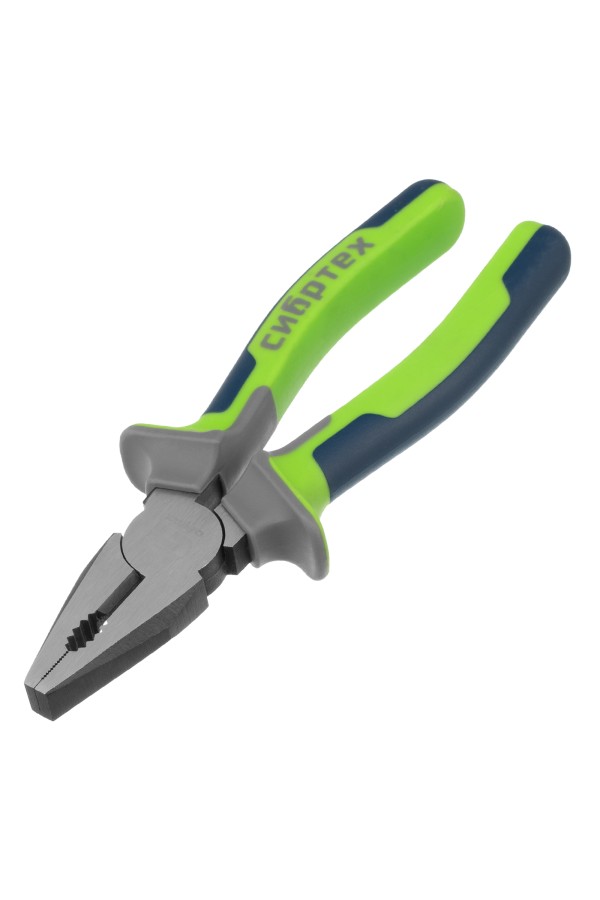 Плоскогубцы комбинированные, 180 мм, фосфатирование, трехкомпонентные рукоятки Сибртех