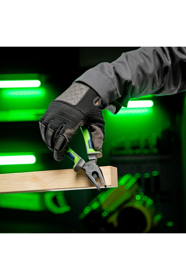 Плоскогубцы комбинированные, 180 мм, фосфатирование, трехкомпонентные рукоятки Сибртех