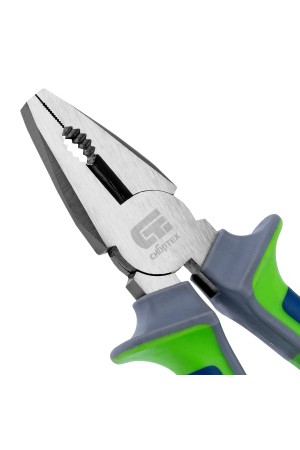 Плоскогубцы комбинированные, 200 мм, фосфатирование, трехкомпонентные рукоятки Сибртех