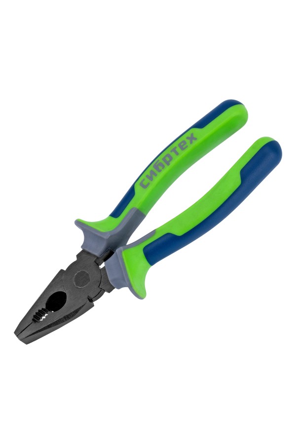 Плоскогубцы комбинированные, 200 мм, фосфатирование, трехкомпонентные рукоятки Сибртех