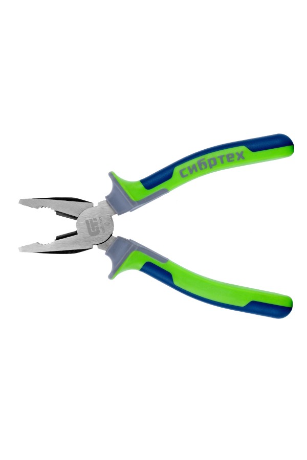 Плоскогубцы комбинированные, 200 мм, фосфатирование, трехкомпонентные рукоятки Сибртех