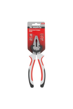 Плоскогубцы Premium, 180 мм, трехкомпонентные рукоятки Matrix