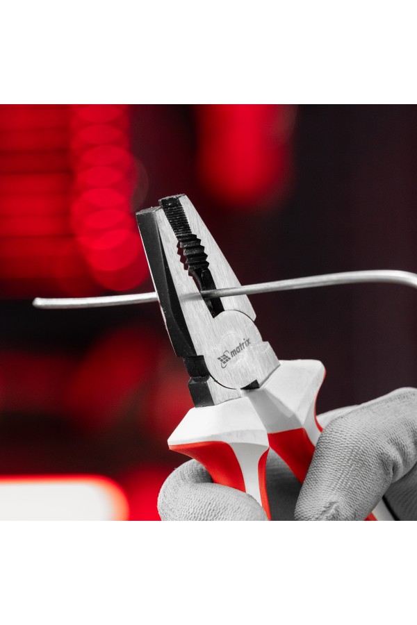 Плоскогубцы Premium, 200 мм, трехкомпонентные рукоятки Matrix