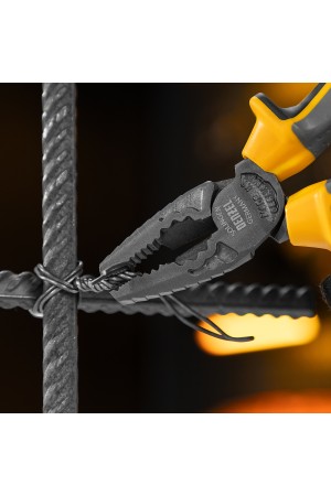 Плоскогубцы комбинированные 180 мм, трехкомпонентные рукоятки Denzel